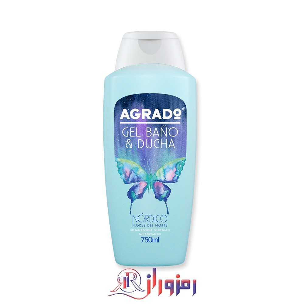 خرید و قیمت شامپو بدن آگرادو مدل Nordico رایحه نوردیک حجم 750 میل،شامپو بدن آگرادو مدل Nordico رایحه نوردیک حجم 750 میل